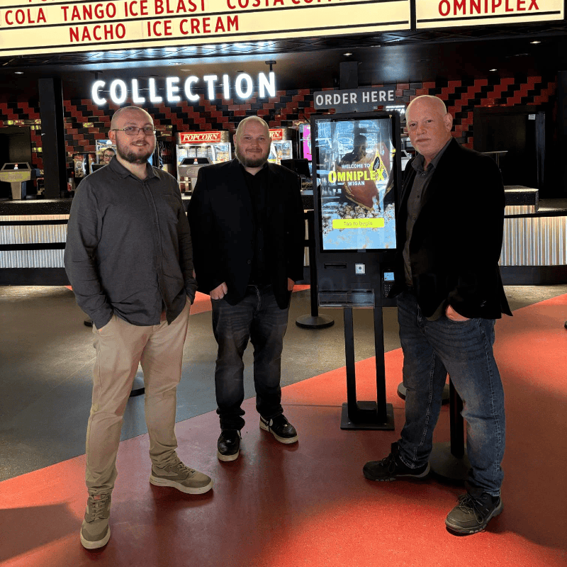 Admit One's Pete, Matt and Jason attending the opening night at Omniplex Wigan